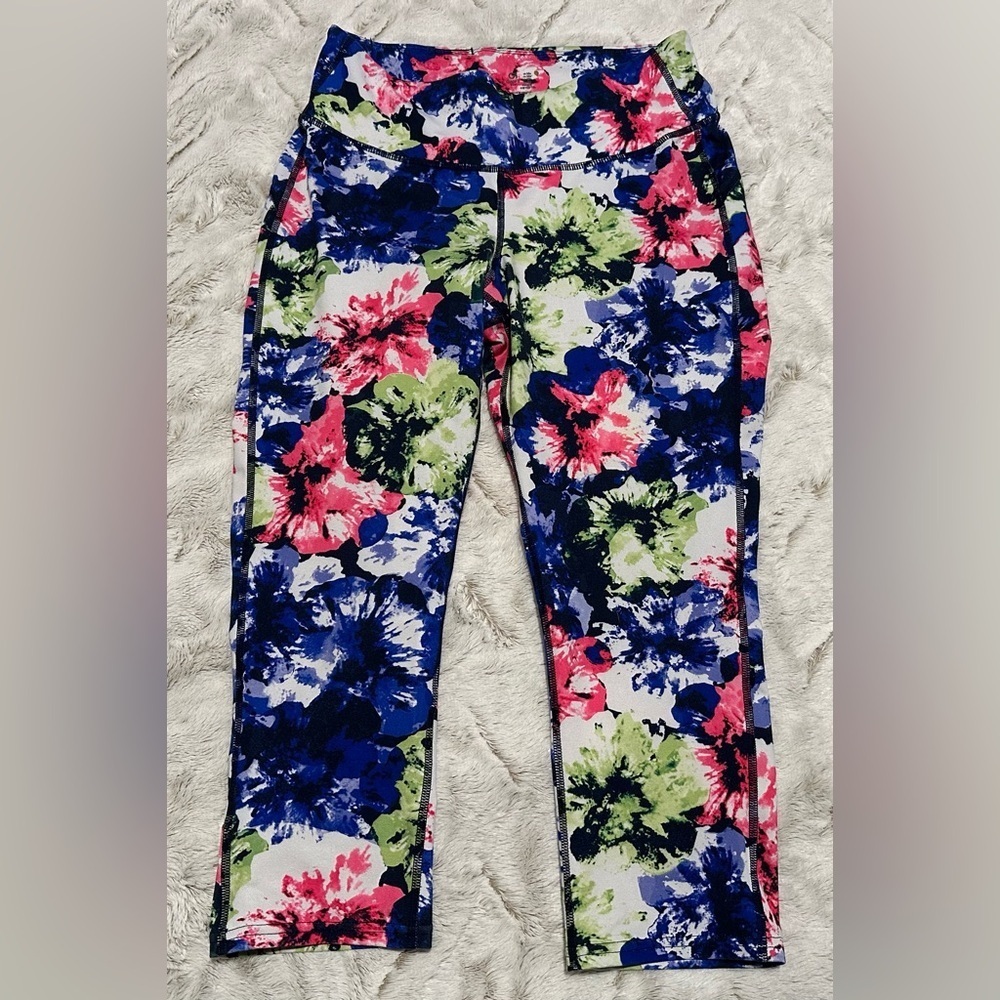 GAP Floral GapFit gFast legging capris - Picture 2 of 13